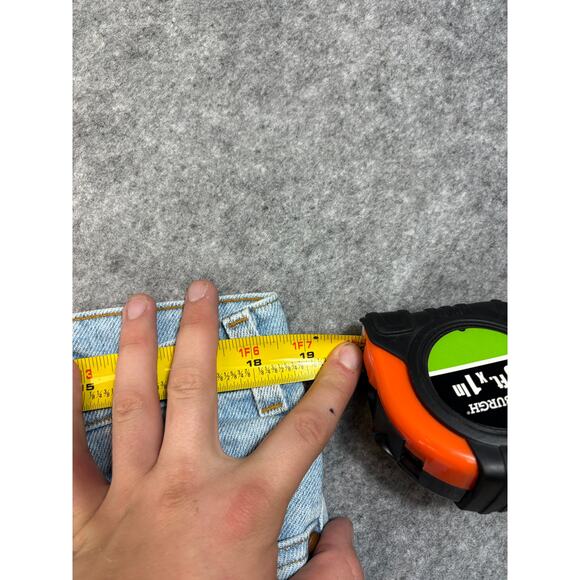 VINTAGE 90s Levis Jeans Mens 38x32 Blue Denim Relaxed Straight Silver Tab USA - Picture 3 of 8